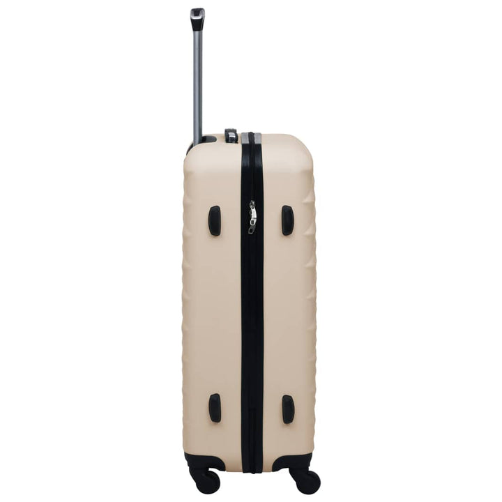 hardcase-kuffert ABS guldfarvet