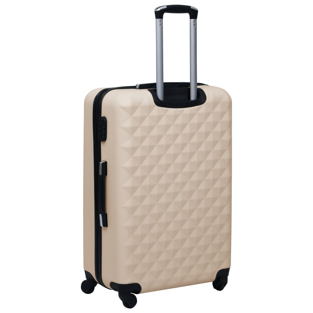 hardcase-kuffert ABS guldfarvet