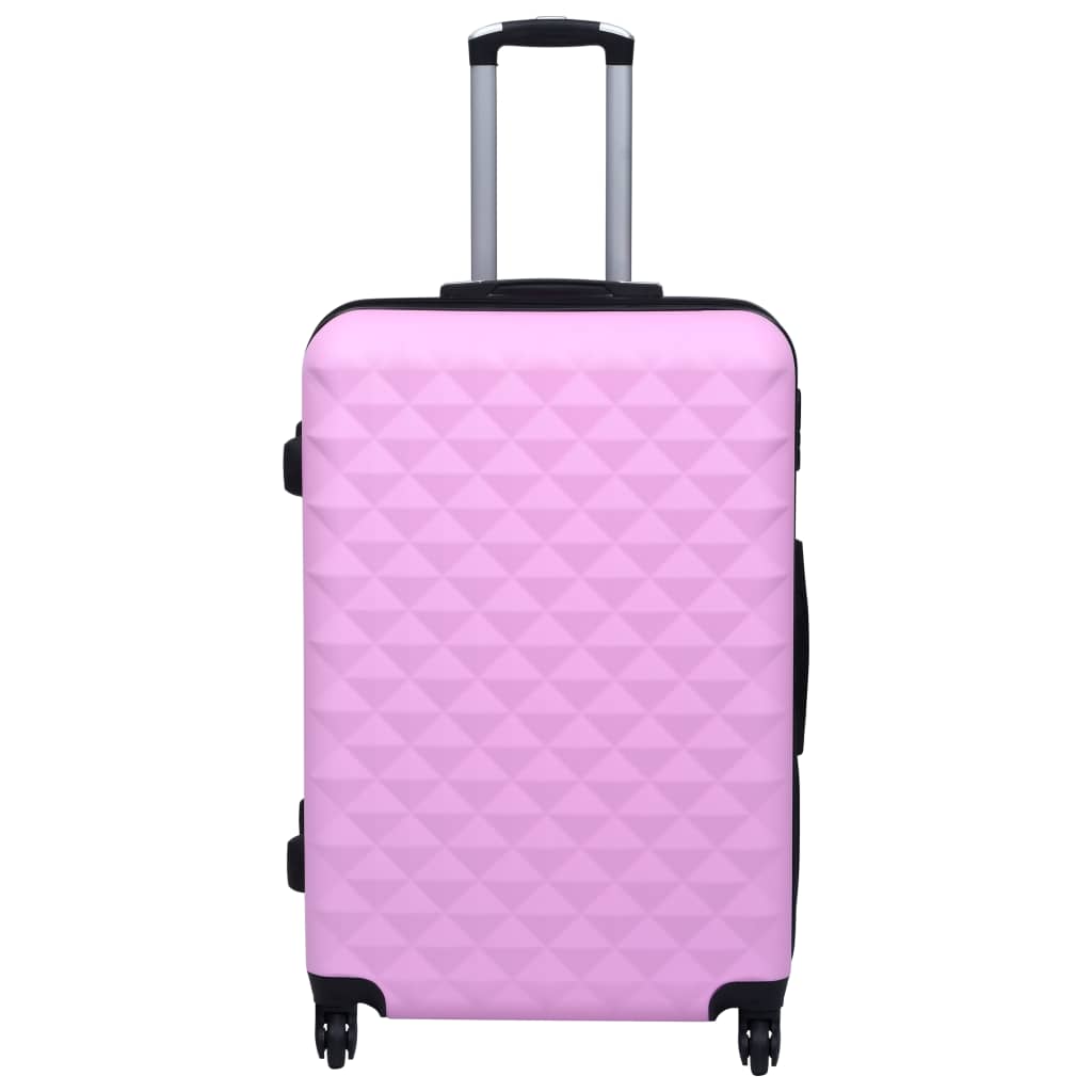 kuffertsæt 2 stk. hardcase ABS pink