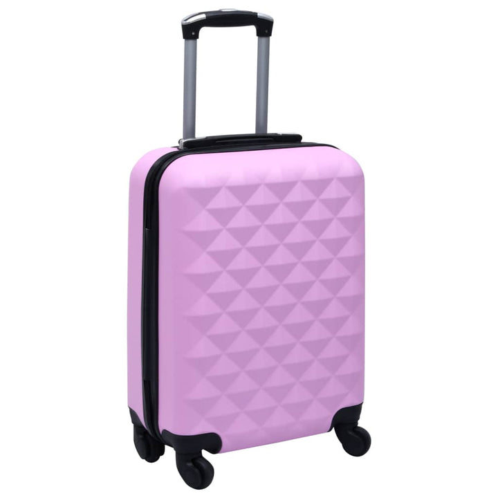 kuffertsæt 2 stk. hardcase ABS pink