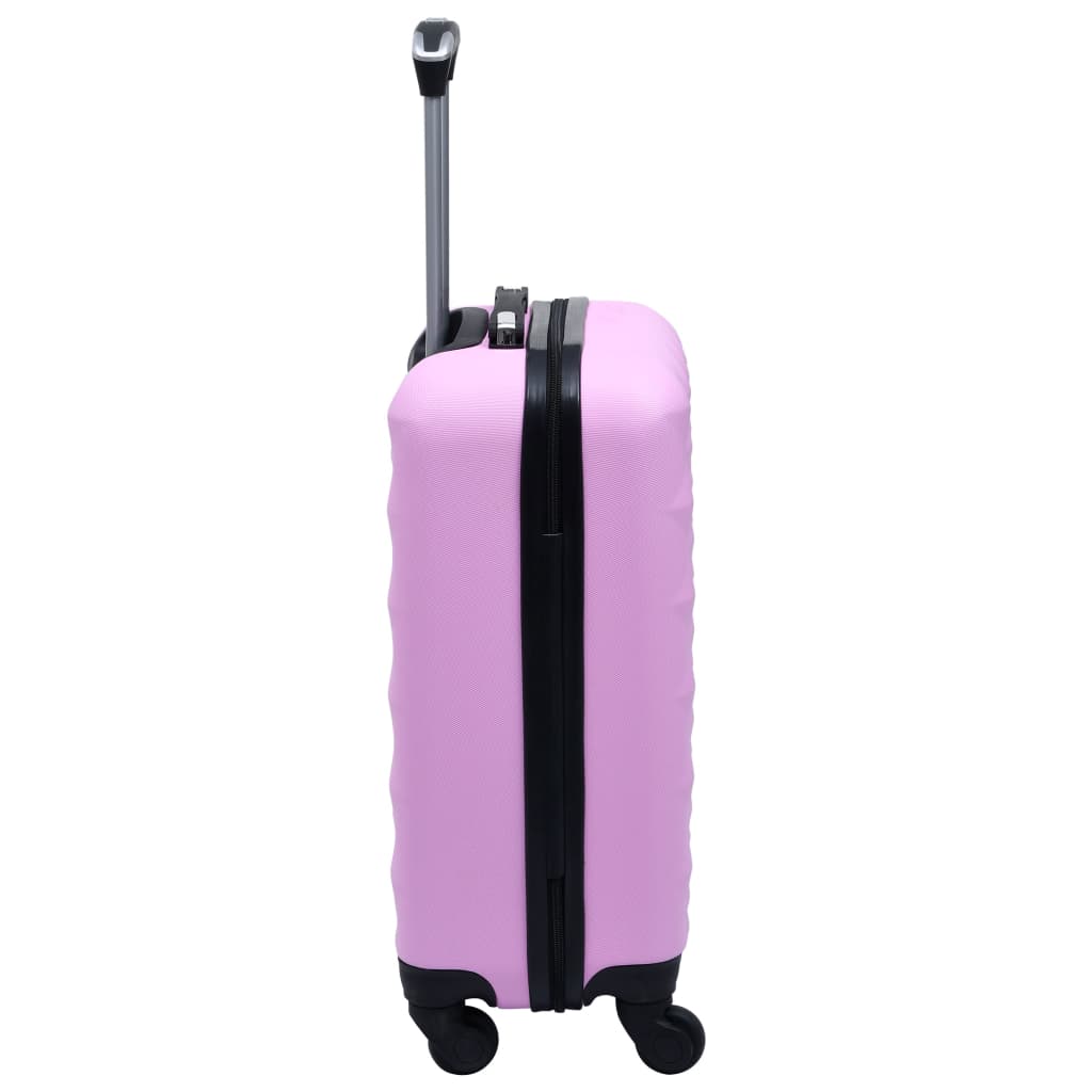 kuffertsæt 2 stk. hardcase ABS pink