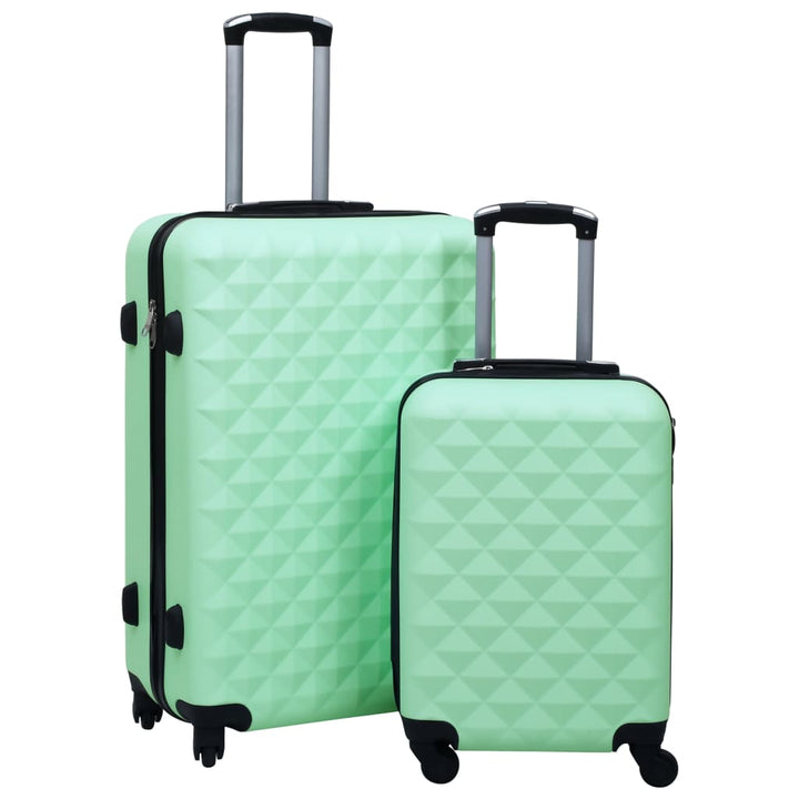 kuffertsæt 2 stk. hardcase ABS mintgrøn