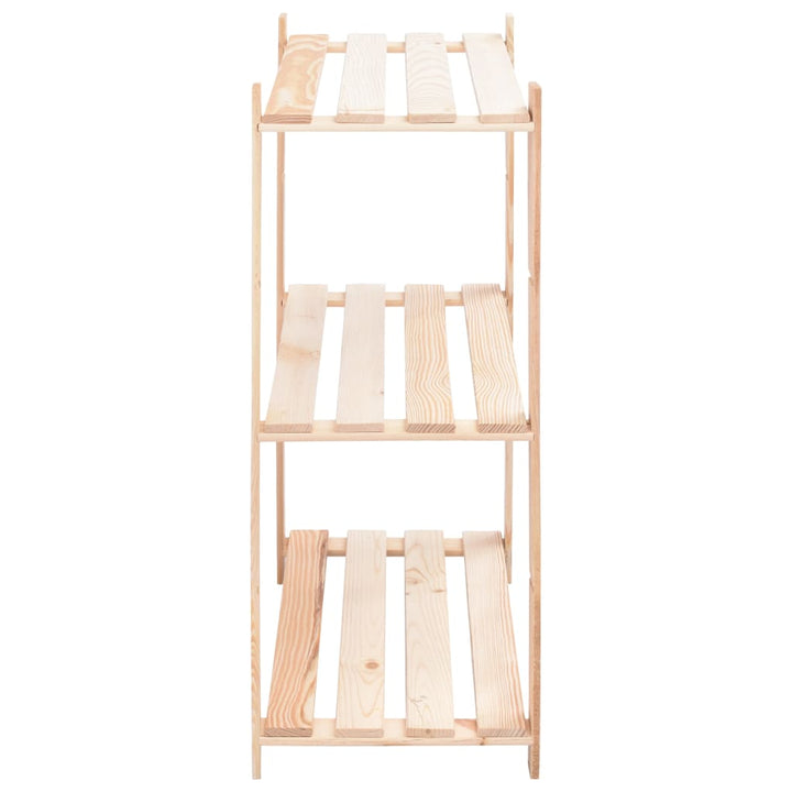 reoler 10 stk. 3 hylder 80x38x90 cm massivt fyrretræ 150 kg