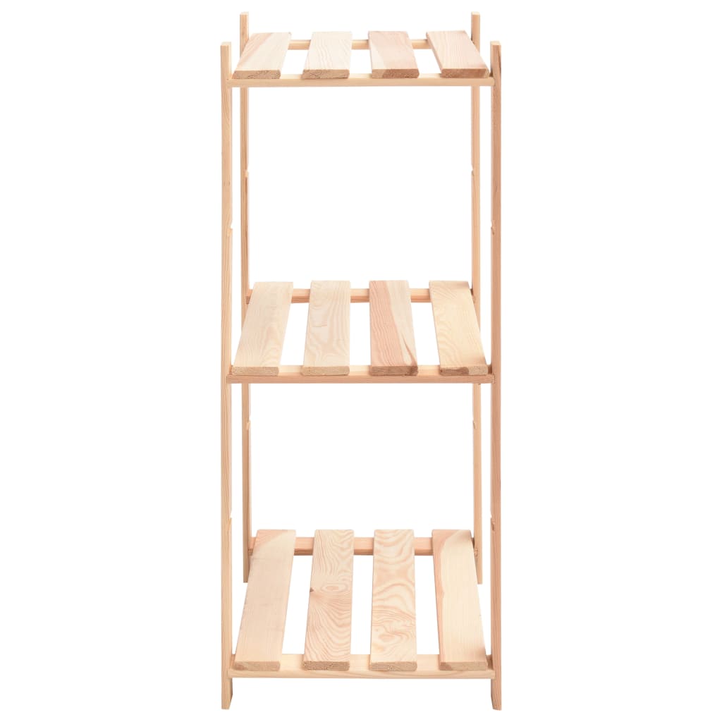 reoler 3 stk. 3 hylder 60x38x90 cm massivt fyrretræ 150 kg