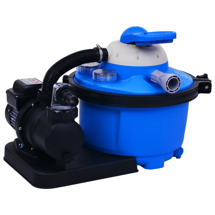 sandfilterpumpe med timer 450 W 25 l