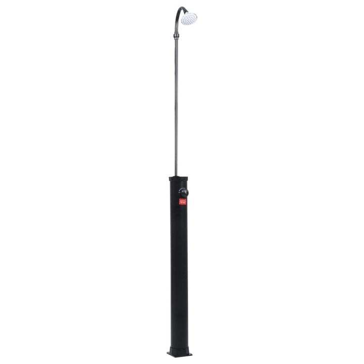 solopvarmet bruser 215 cm 8 l sort