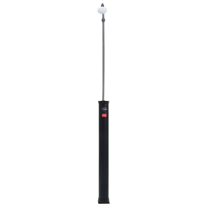 solopvarmet bruser 215 cm 8 l sort