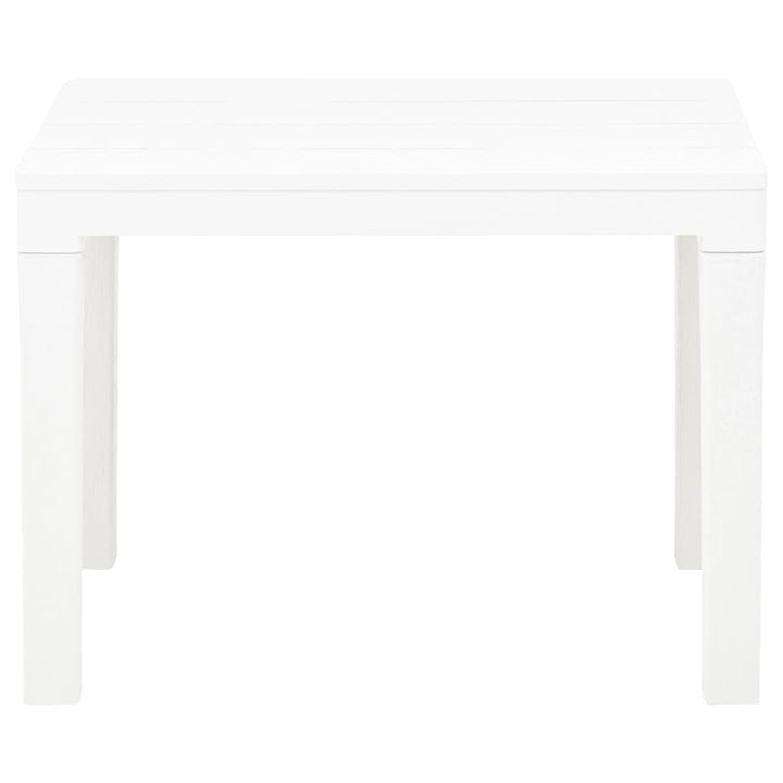 havebænke 2 stk. plastik hvid