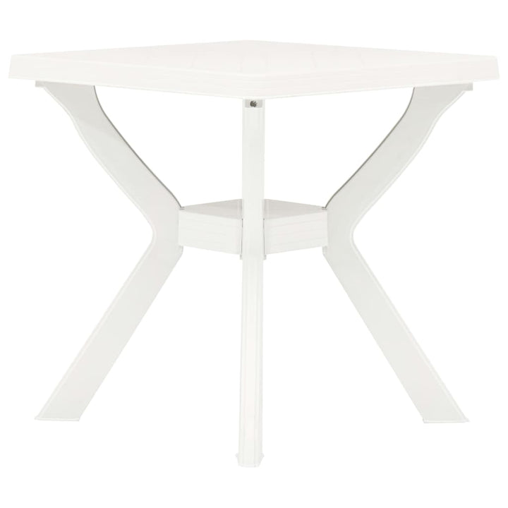 bistrobord 70x70x72 cm plast hvid