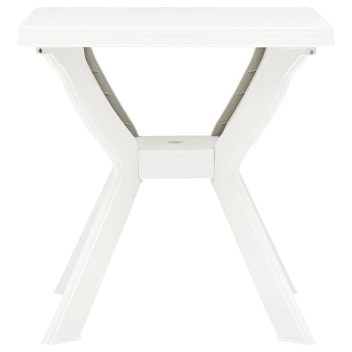 bistrobord 70x70x72 cm plast hvid