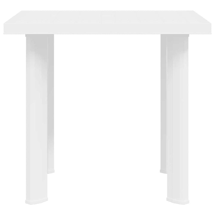havebord 80 x 75 x 72 cm plastik hvid