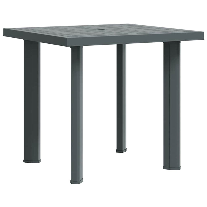 havebord 80 x 75 x 72 cm plastik grøn