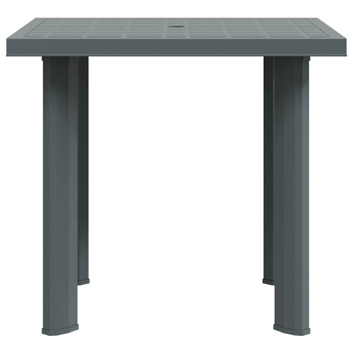 havebord 80 x 75 x 72 cm plastik grøn