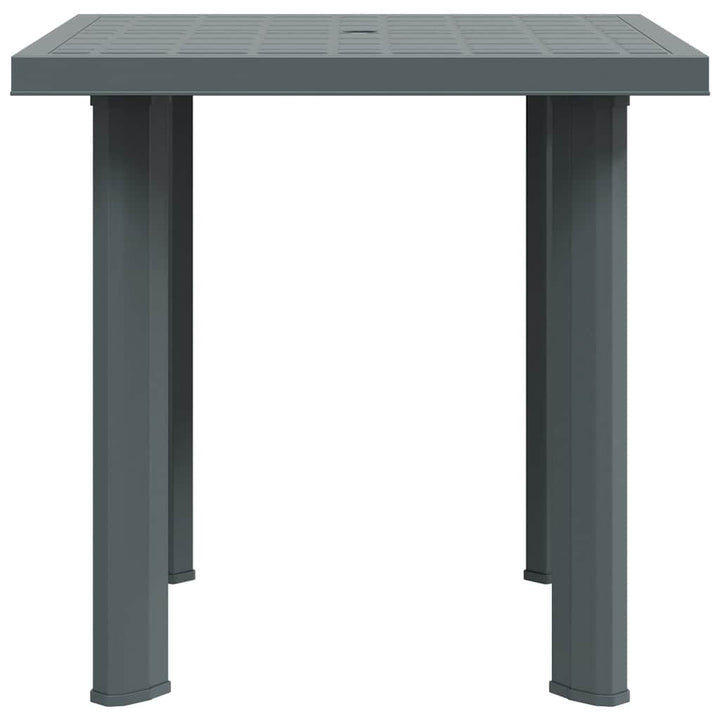 havebord 80 x 75 x 72 cm plastik grøn