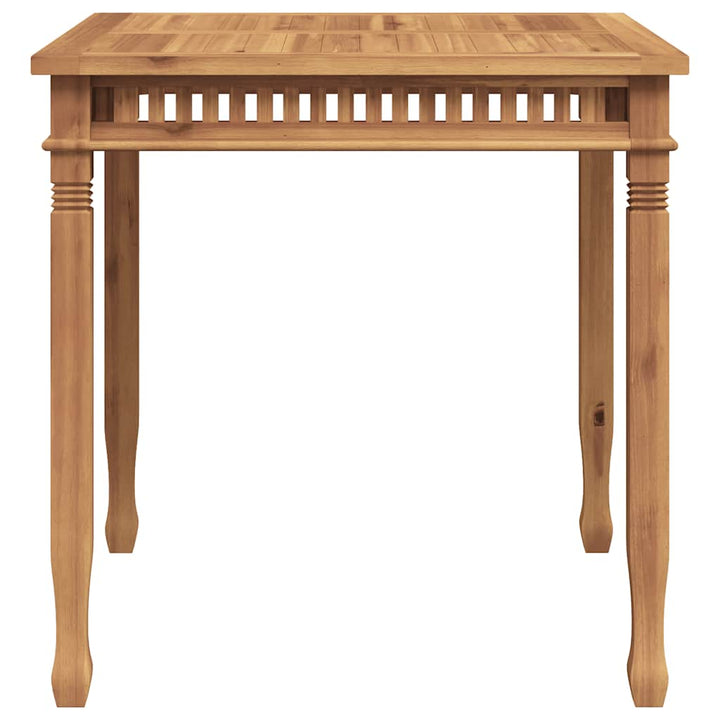 havebord 80x80x80 cm massivt teaktræ