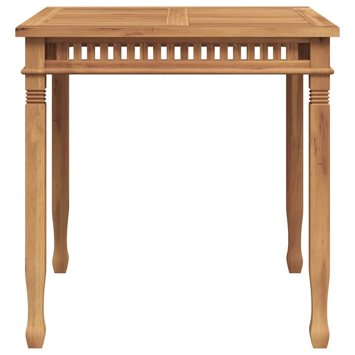 havebord 80x80x80 cm massivt teaktræ