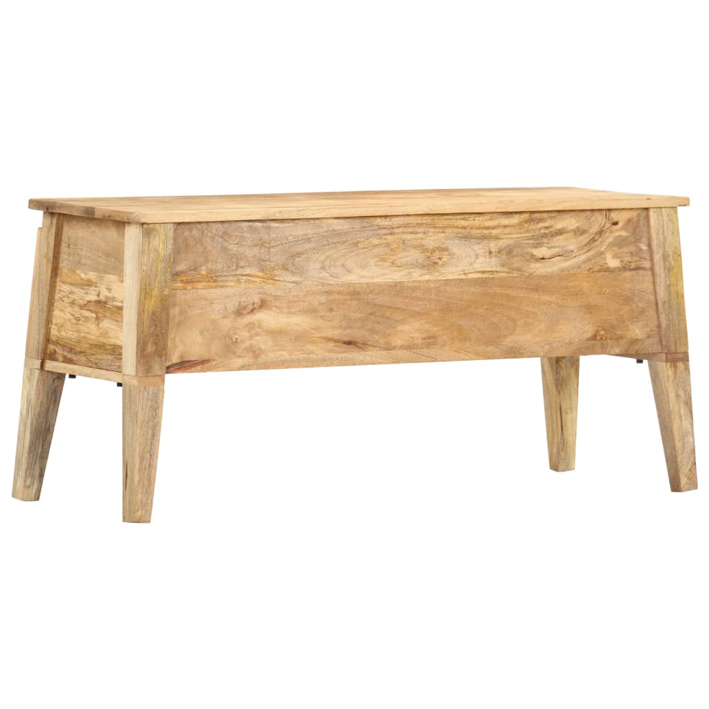 opbevaringskasse 99x35x48 cm massivt mangotræ