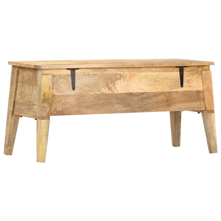 opbevaringskasse 99x35x48 cm massivt mangotræ