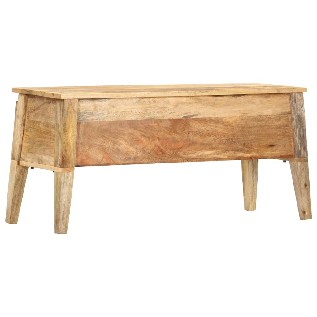opbevaringskasse 99x35x48 cm massivt mangotræ
