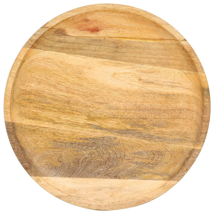 rundt sidebord 43x43x66 cm massivt mangotræ