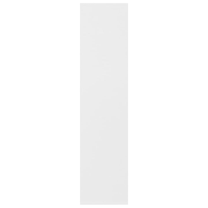 bogreol 50x25x106 cm konstrueret træ hvid