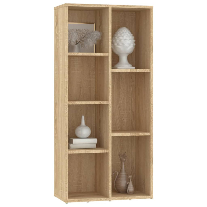 bogreol 50x25x106 cm konstrueret træ sonoma-eg