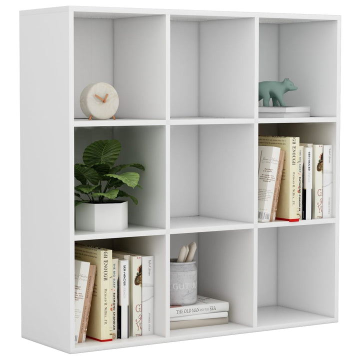 bogreol 98x29x97,5 cm konstrueret træ hvid