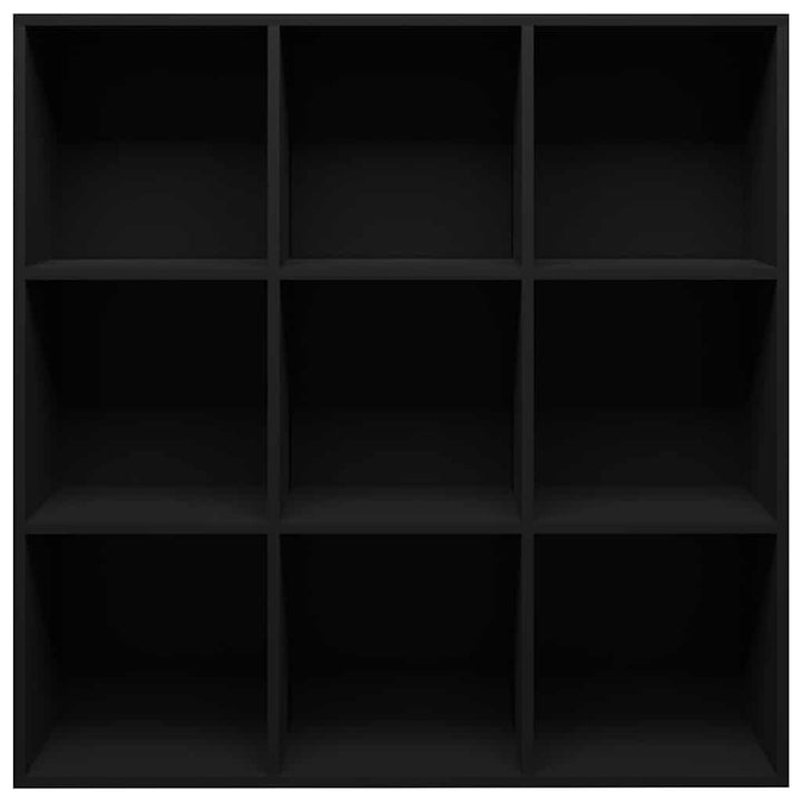 bogreol 98x29x97,5 cm konstrueret træ sort