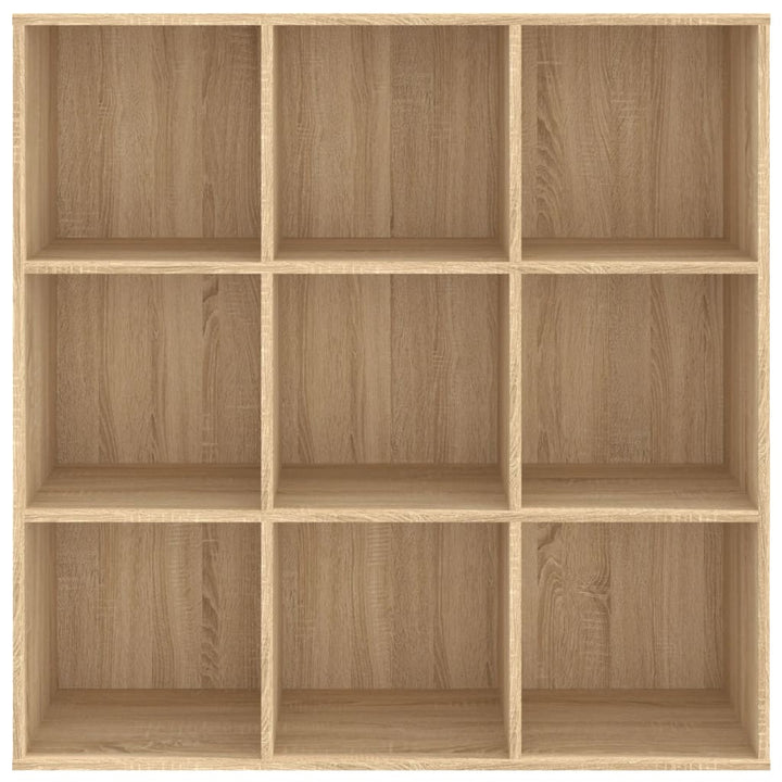 bogreol 98x29x97,5 cm konstrueret træ sonoma-eg