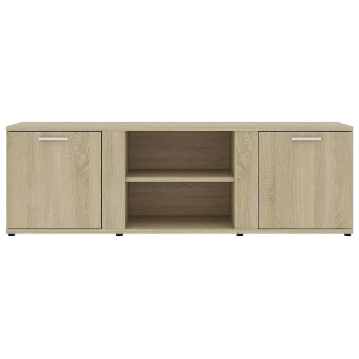 tv-bord 120x34x37 cm konstrueret træ sonoma-eg