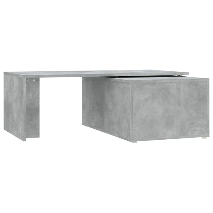 sofabord 150x50x35 cm konstrueret træ betongrå