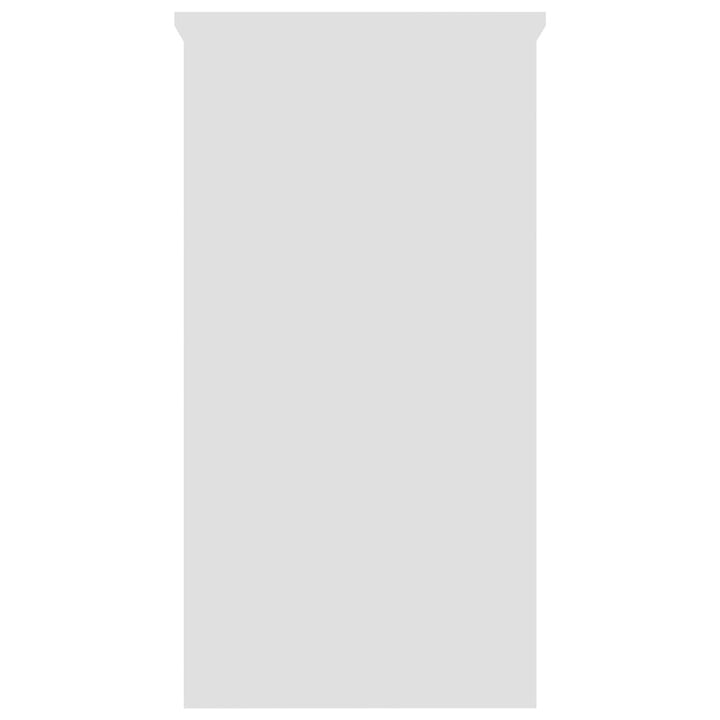 skrivebord 80x40x75 cm konstrueret træ hvid