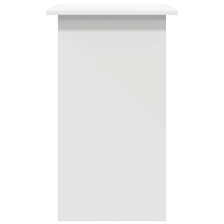 skrivebord 80x45x74 cm konstrueret træ hvid