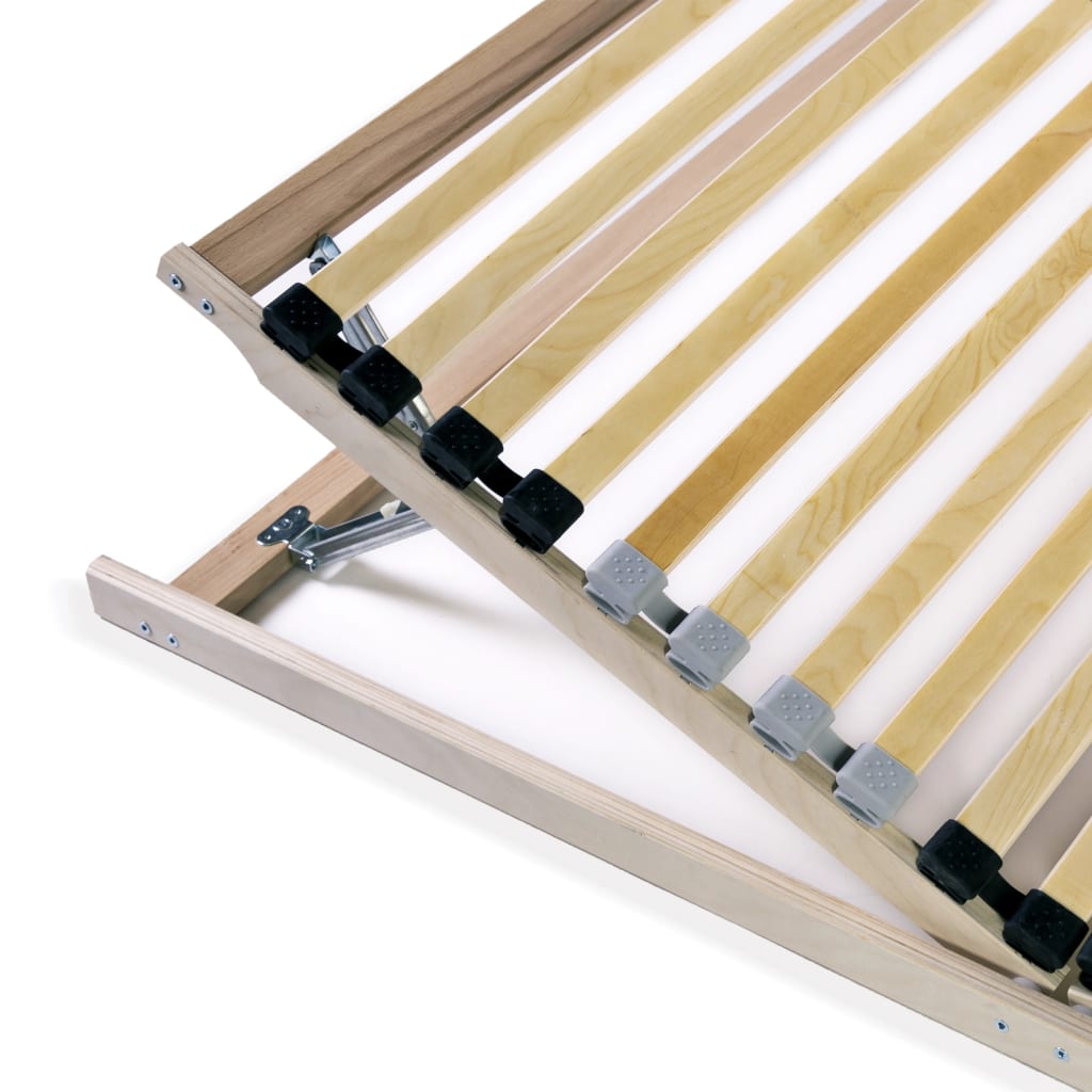 lamelbunde til seng 2 stk. 28 lameller 7 zoner 70 x 200 cm