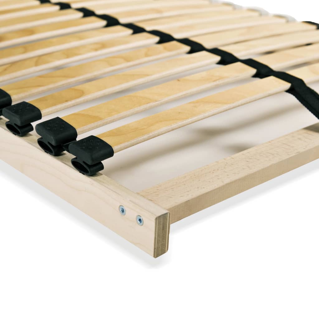 lamelbunde til seng 2 stk. 28 lameller 7 zoner 70 x 200 cm