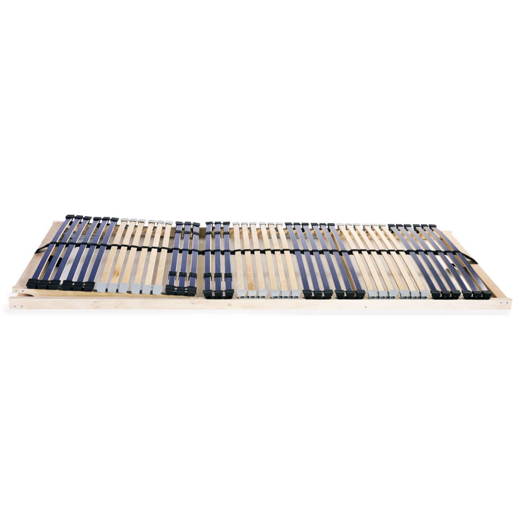 lamelbunde til seng 2 stk. 42 lameller 7 zoner 80 x 200 cm