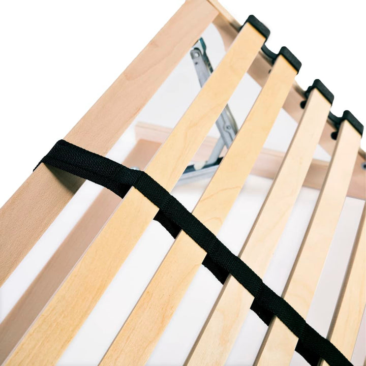 lamelbunde til seng 2 stk. 28 lameller 7 zoner 90 x 200 cm