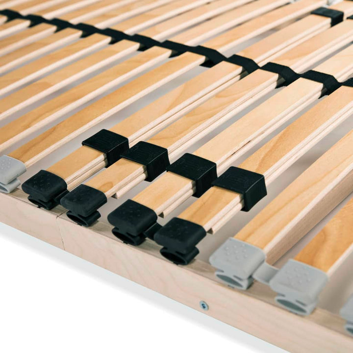 lamelbunde til seng 2 stk. 28 lameller 7 zoner 90 x 200 cm