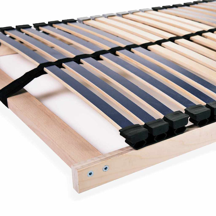 lamelbunde til seng 2 stk. 42 lameller 7 zoner 90 x 200 cm