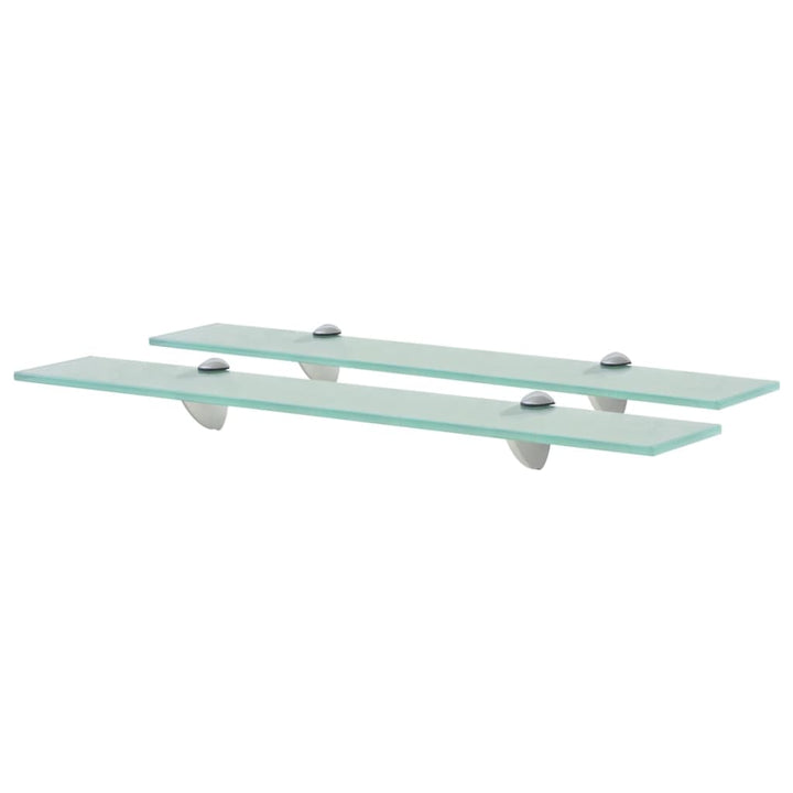 svævehylde 2 stk. 60 x 10 cm 8 mm glas