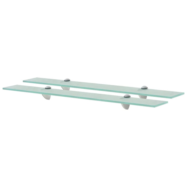 svævehylde 2 stk. 70 x 10 cm 8 mm glas