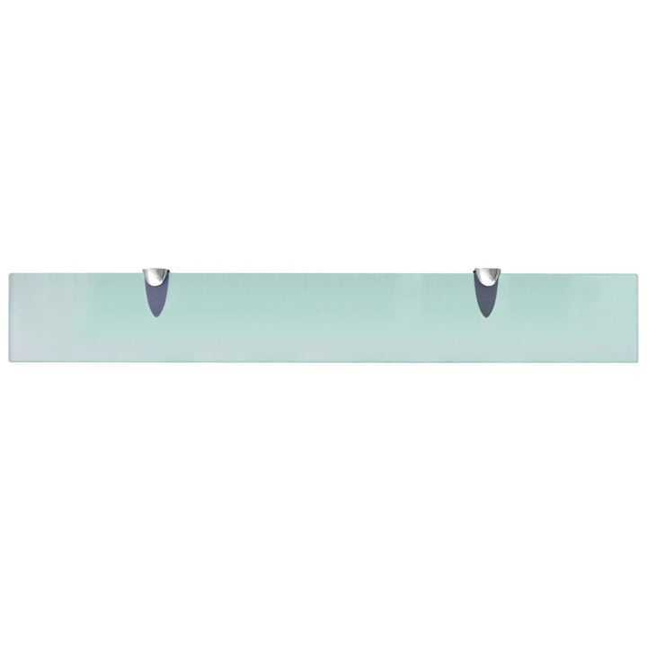svævehylde 2 stk. 70 x 10 cm 8 mm glas