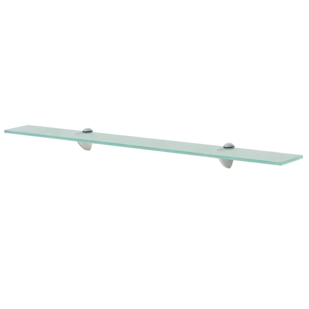 svævehylde 2 stk. 80 x 10 cm 8 mm glas