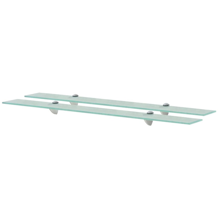 svævehylde 2 stk. 90 x 10 cm 8 mm glas