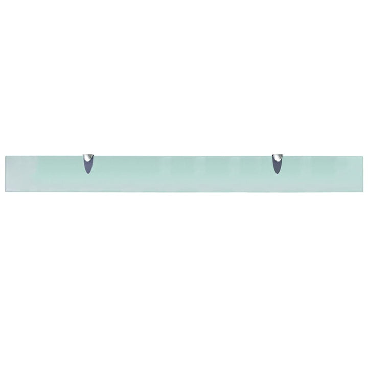 svævehylder 2 stk. 100 x 10 cm 8 mm glas