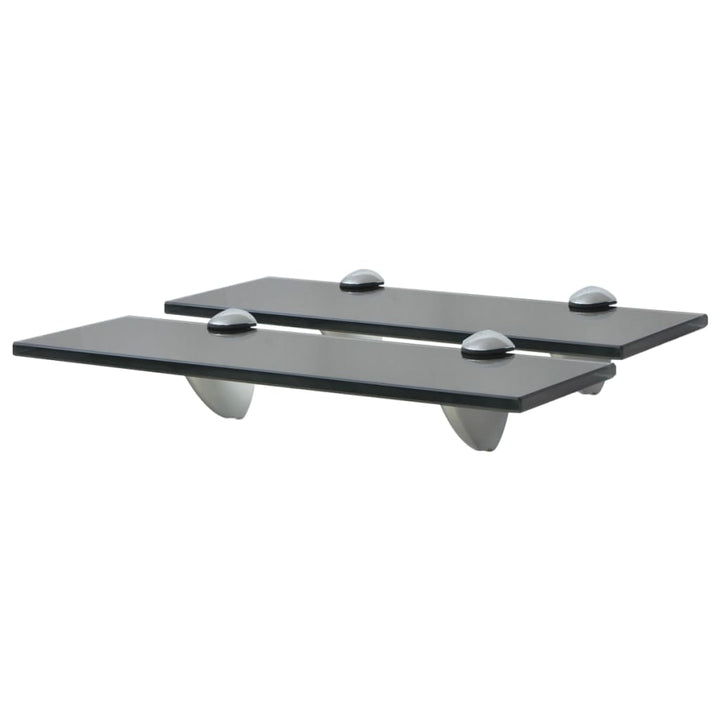 svævehylder 2 stk. 30 x 10 cm 8 mm glas