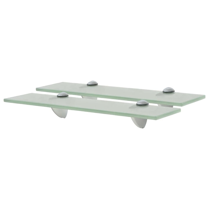 svævehylder 2 stk. 40 x 10 cm 8 mm glas