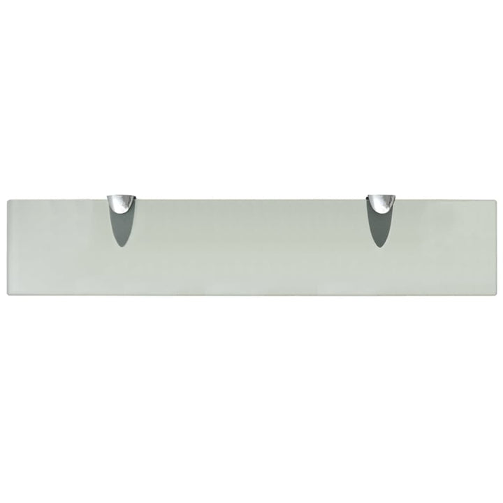 svævehylder 2 stk. 50 x 10 cm 8 mm glas