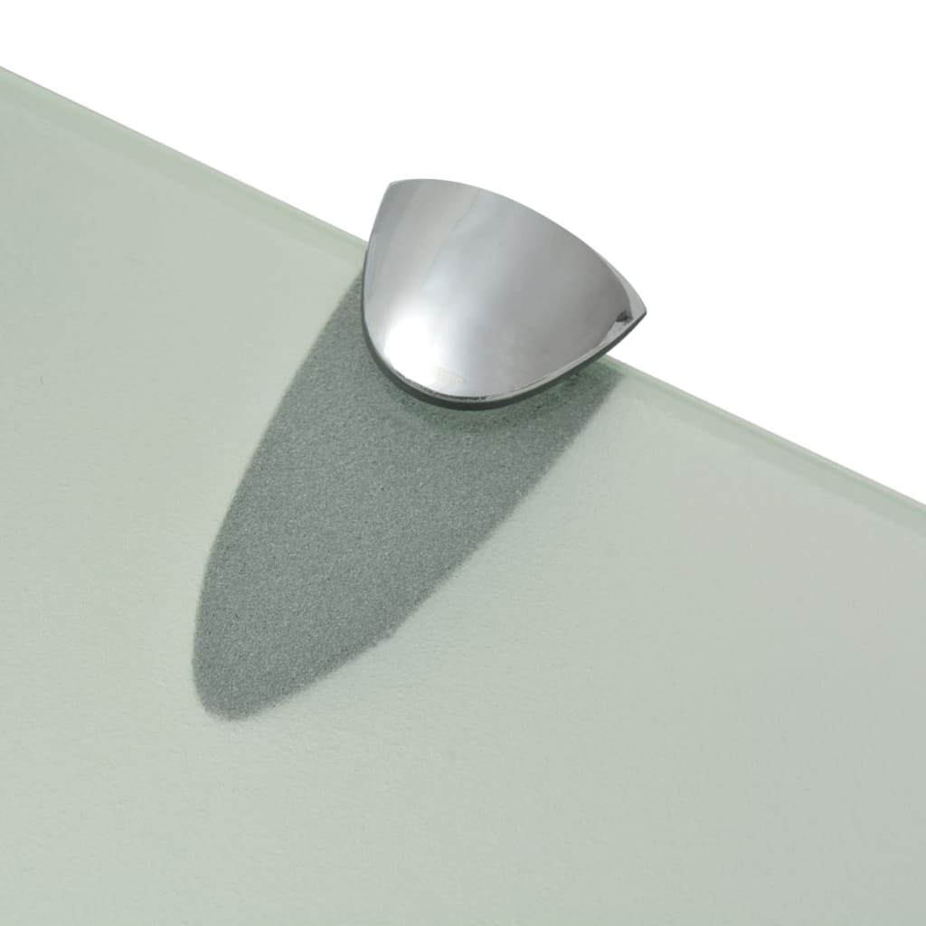 svævehylder 2 stk. 50 x 10 cm 8 mm glas