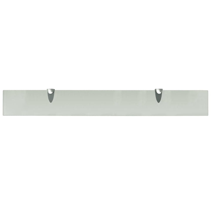 svævehylde 2 stk. 80 x 10 cm 8 mm glas